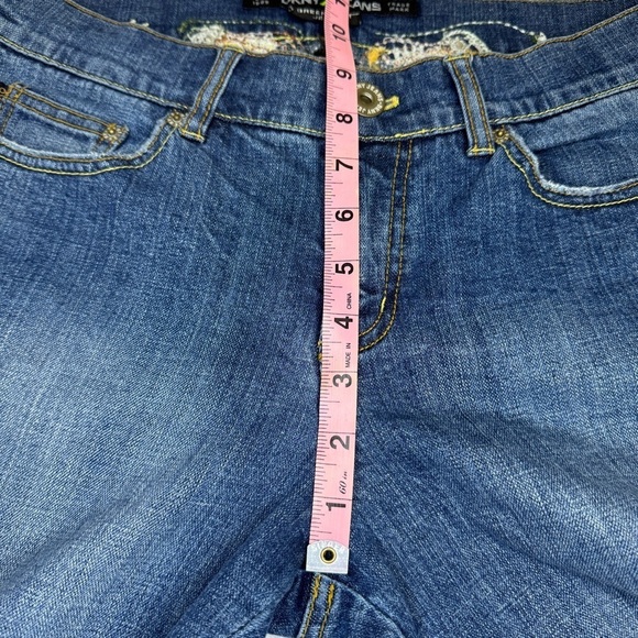 DKNY Jeans Greenwich Bootcut Embroidered Jeans Women’s Size 36 (18) Y2K Retro - Picture 13 of 13